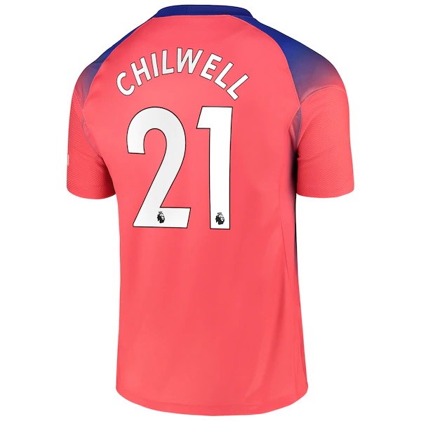 Trikot Chelsea NO.21 Chilwell Ausweich 2020-21 Orange Fussballtrikots Günstig